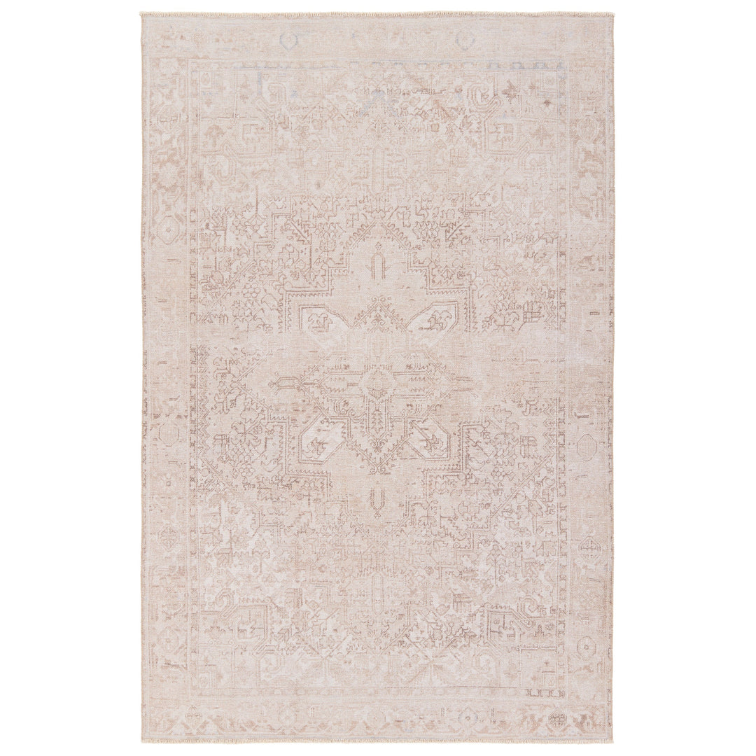 Vibe by Jaipur Living Tymabe Medallion Tan/Cream Area Rug (4'X6' Rectangle)