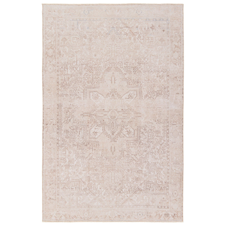 Vibe by Jaipur Living Tymabe Medallion Tan/Cream Area Rug (4'X6' Rectangle)