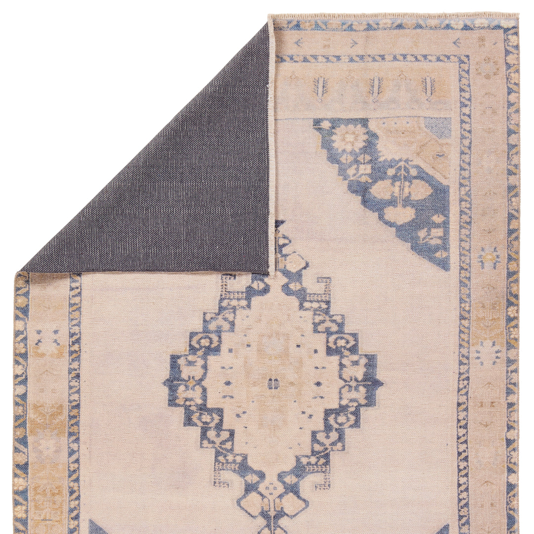 Vibe Debolo Medallion Tan/Blue Area Rug (6'X9' Rectangle)