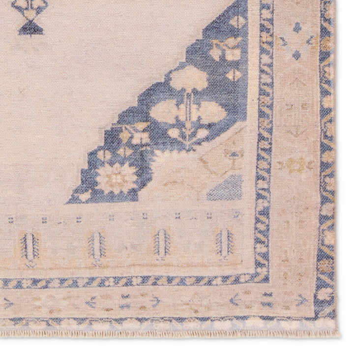 Vibe by Jaipur Living Debolo Medallion Tan/Blue Area Rug (4'X6' Rectangle)