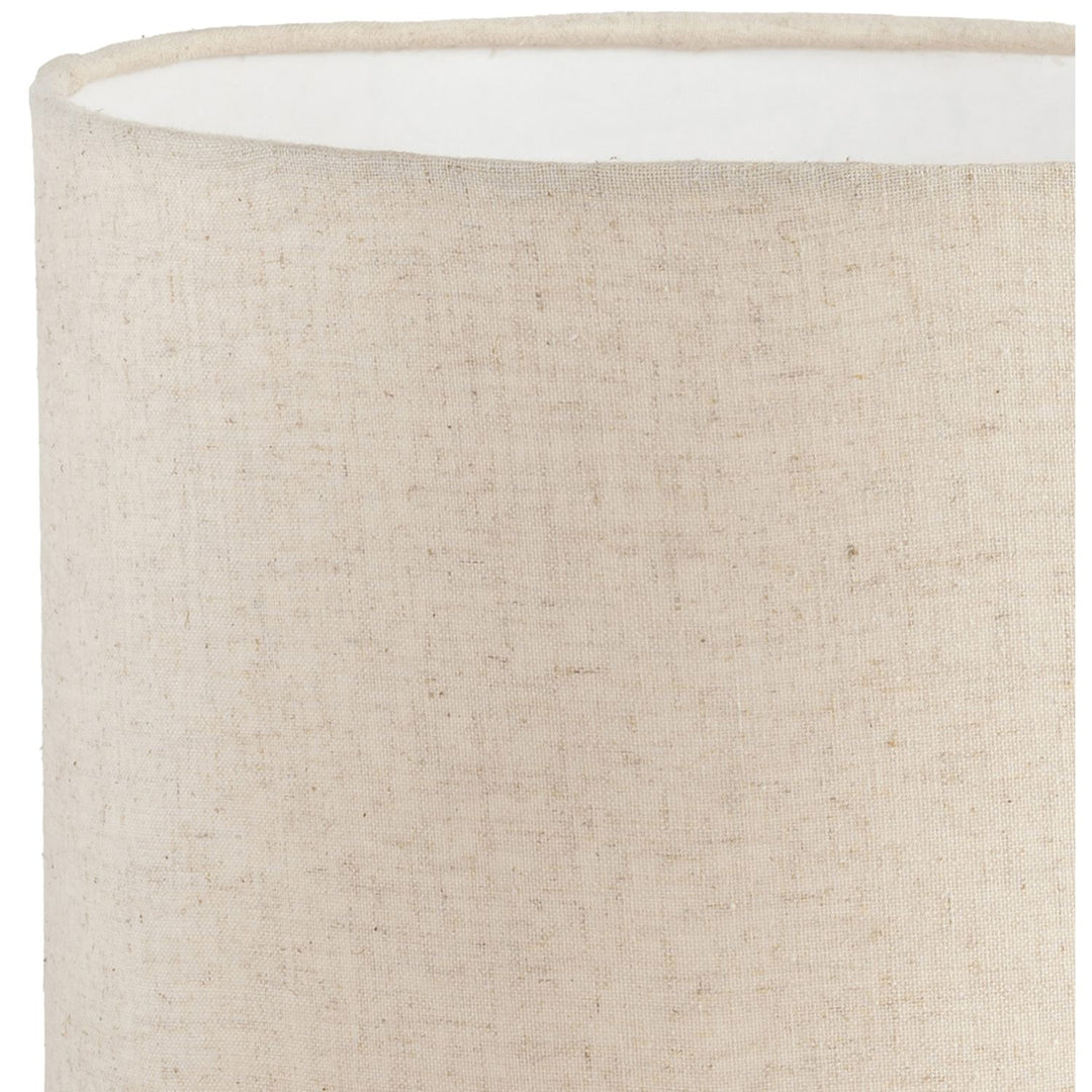 Dolomia Genuine Marble Base And Linen Textured Fabric Shade Table Lamp — Green