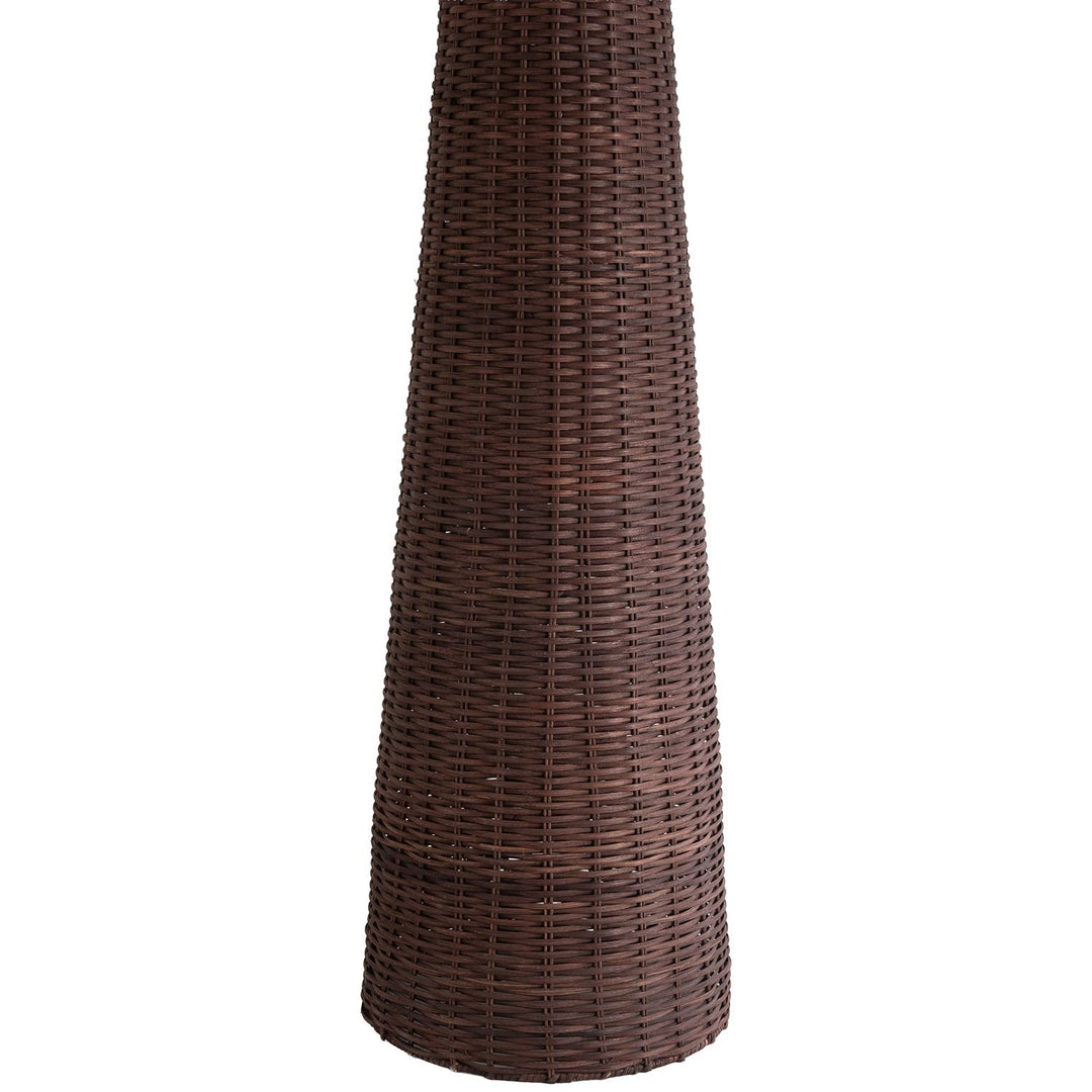 Kindred Rattan Floor Lamp — Brown