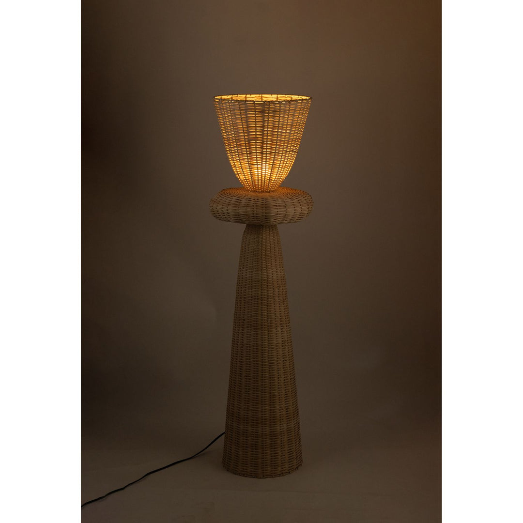 Kindred Rattan Floor Lamp — Natural