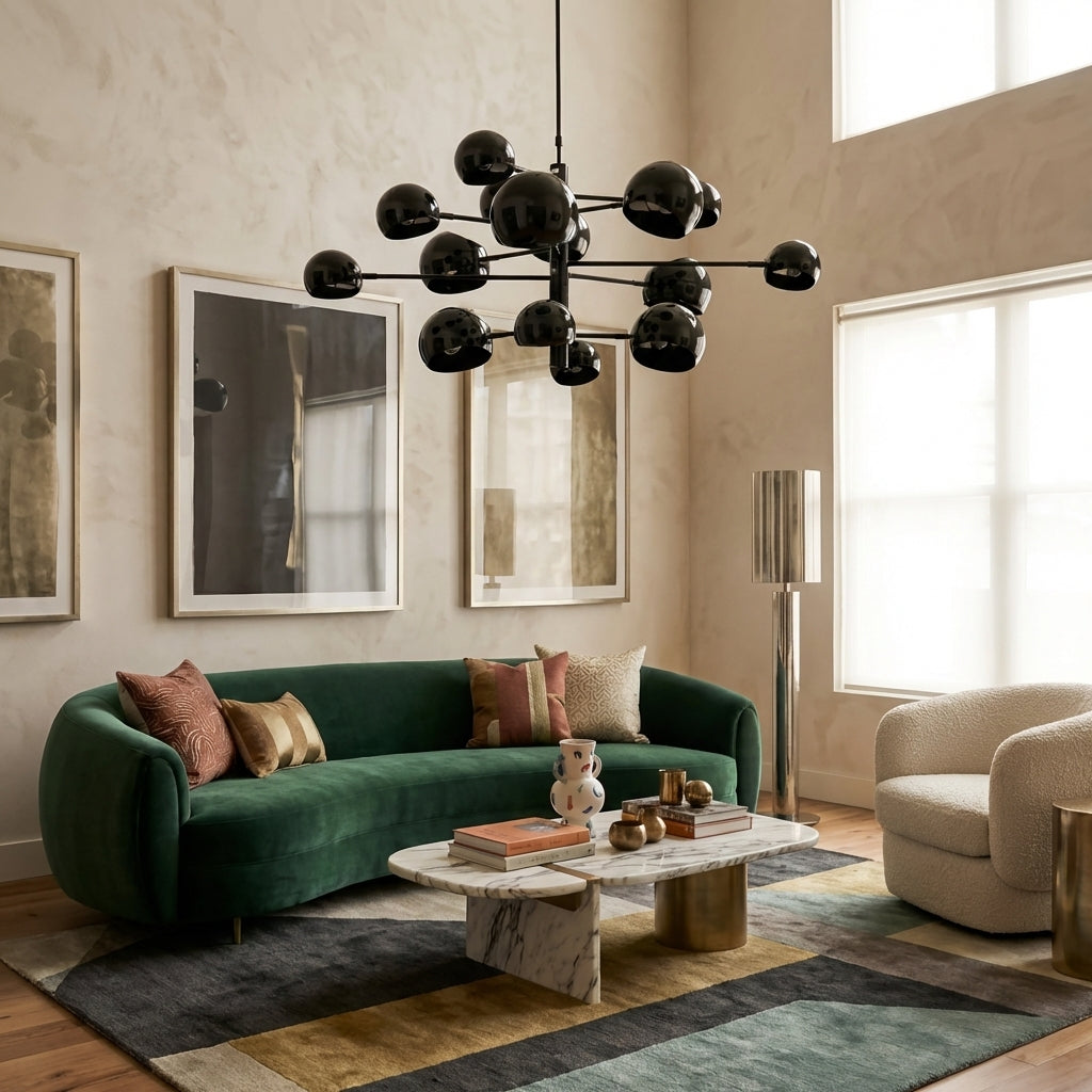 Stellae Chandelier - Black