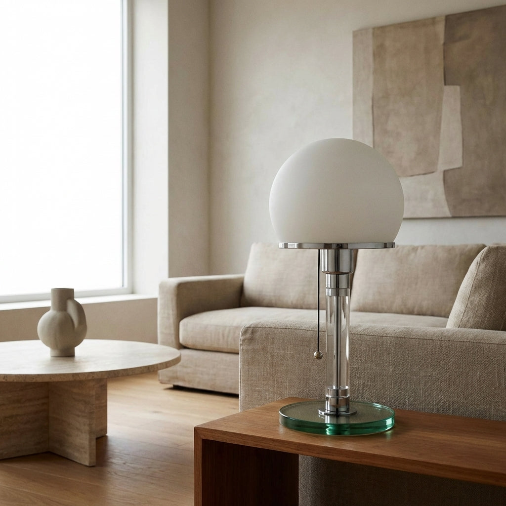 Mid-Century Modern Reproduction Bauhaus MT8 Table Lamp Inspired by