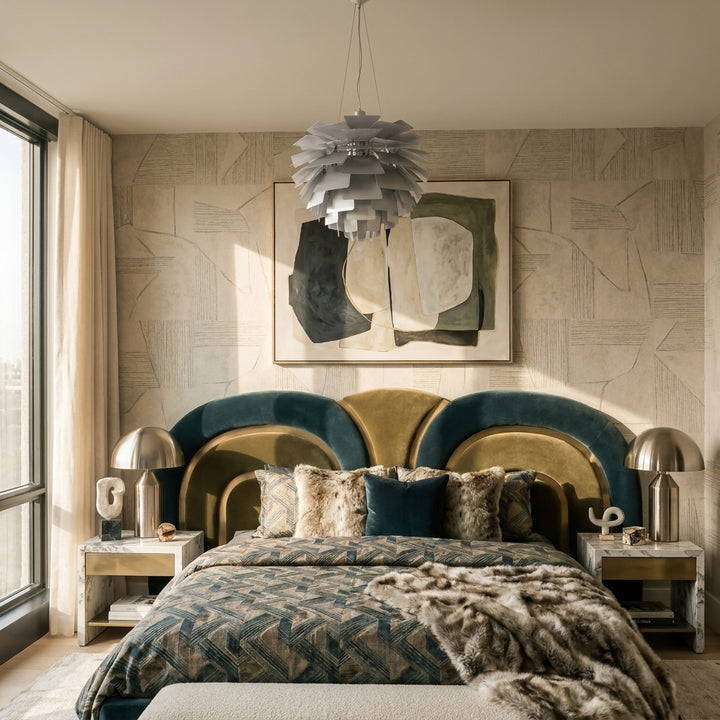 Henningsen Pinecone Lamp - Silver - 23"
