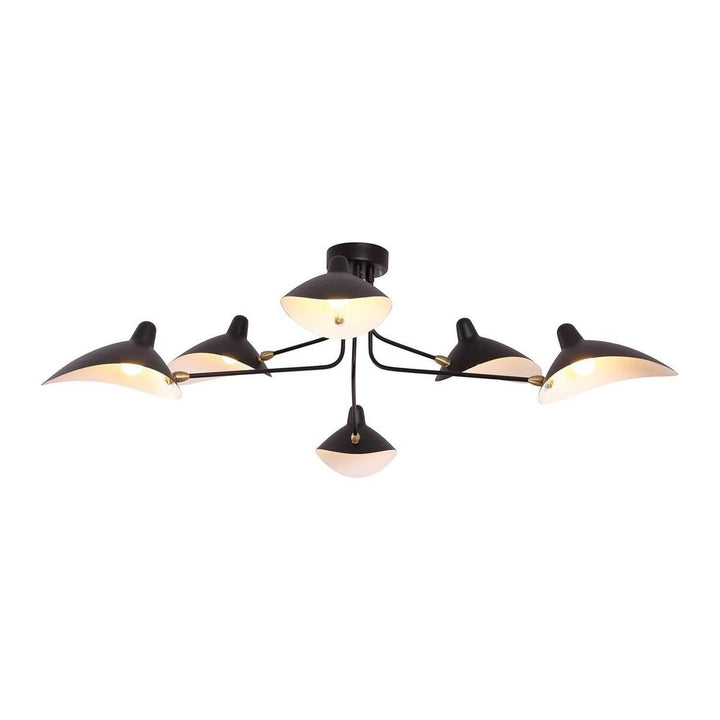 Rental Mouille Six-Arm Semi-Flush Mount Ceiling Lamp - Rental Price/Week