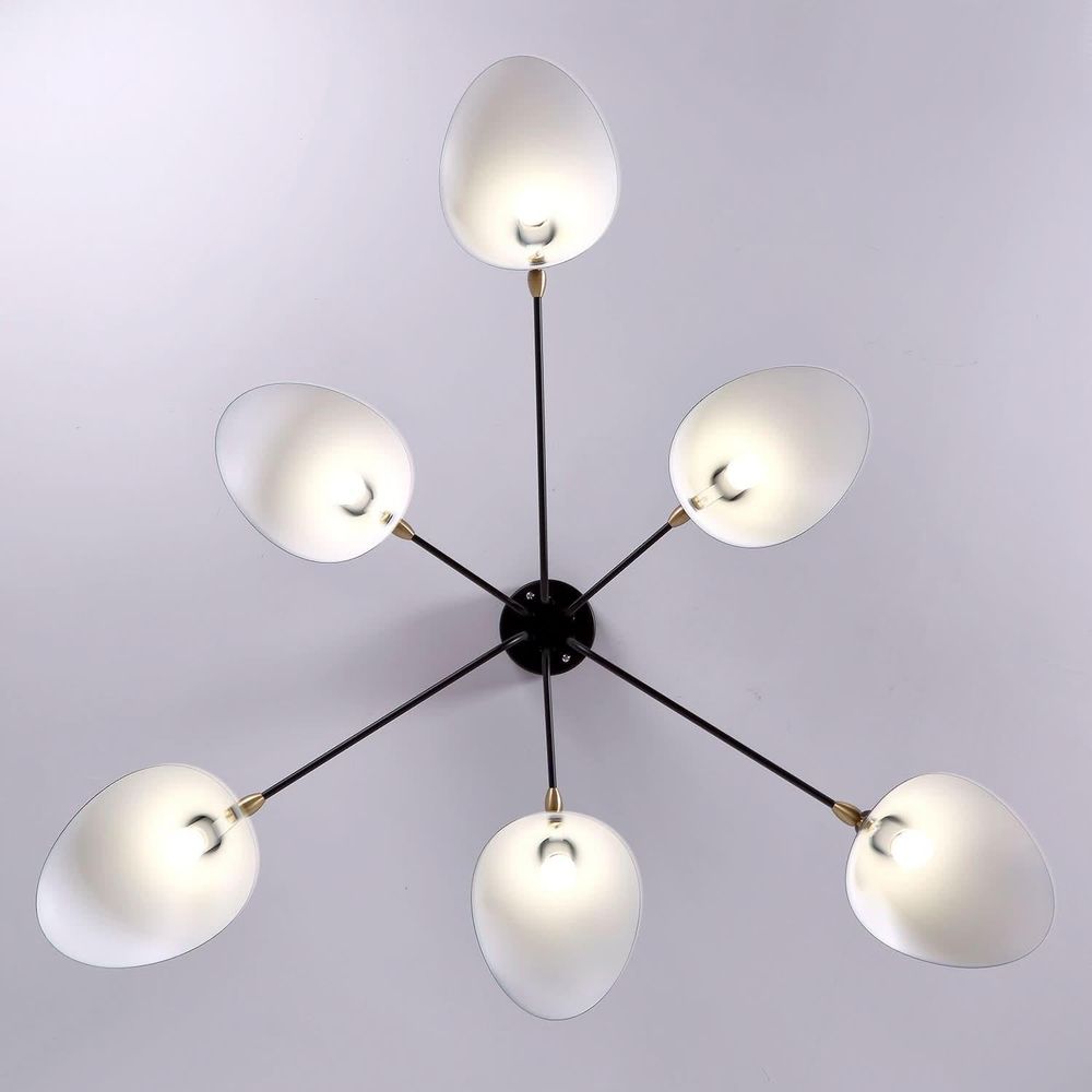Rental Mouille Six-Arm Semi-Flush Mount Ceiling Lamp - Rental Price/Week