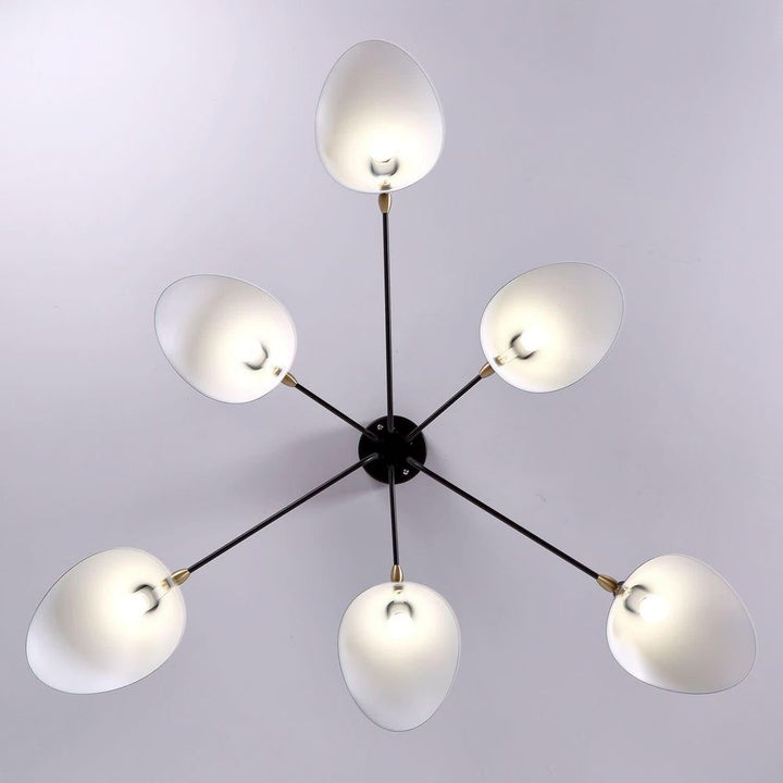 Rental Mouille Six-Arm Semi-Flush Mount Ceiling Lamp - Rental Price/Week