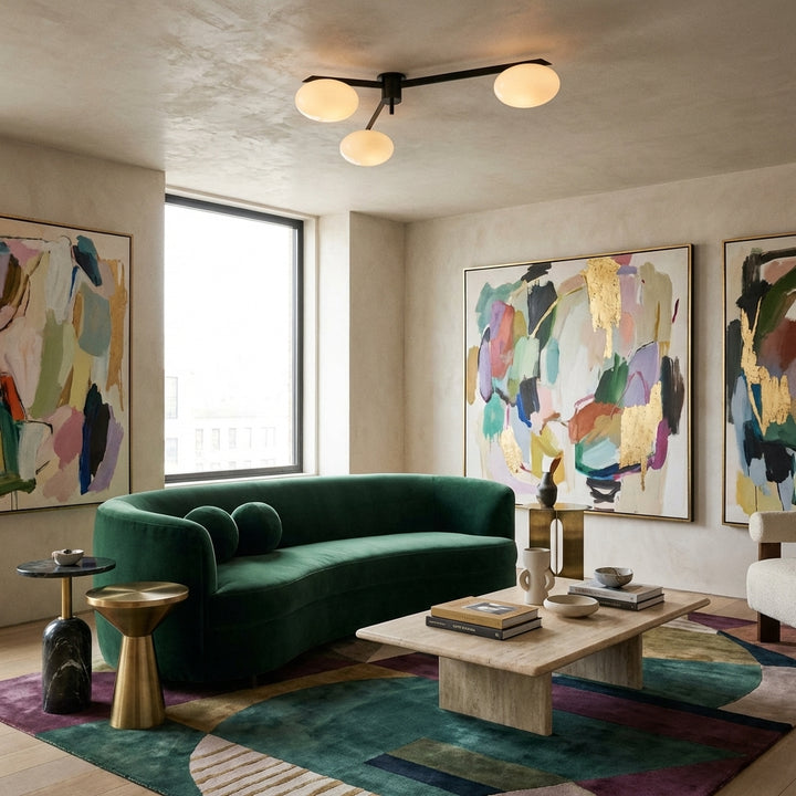 Lelli Three Arm Ceiling Light
