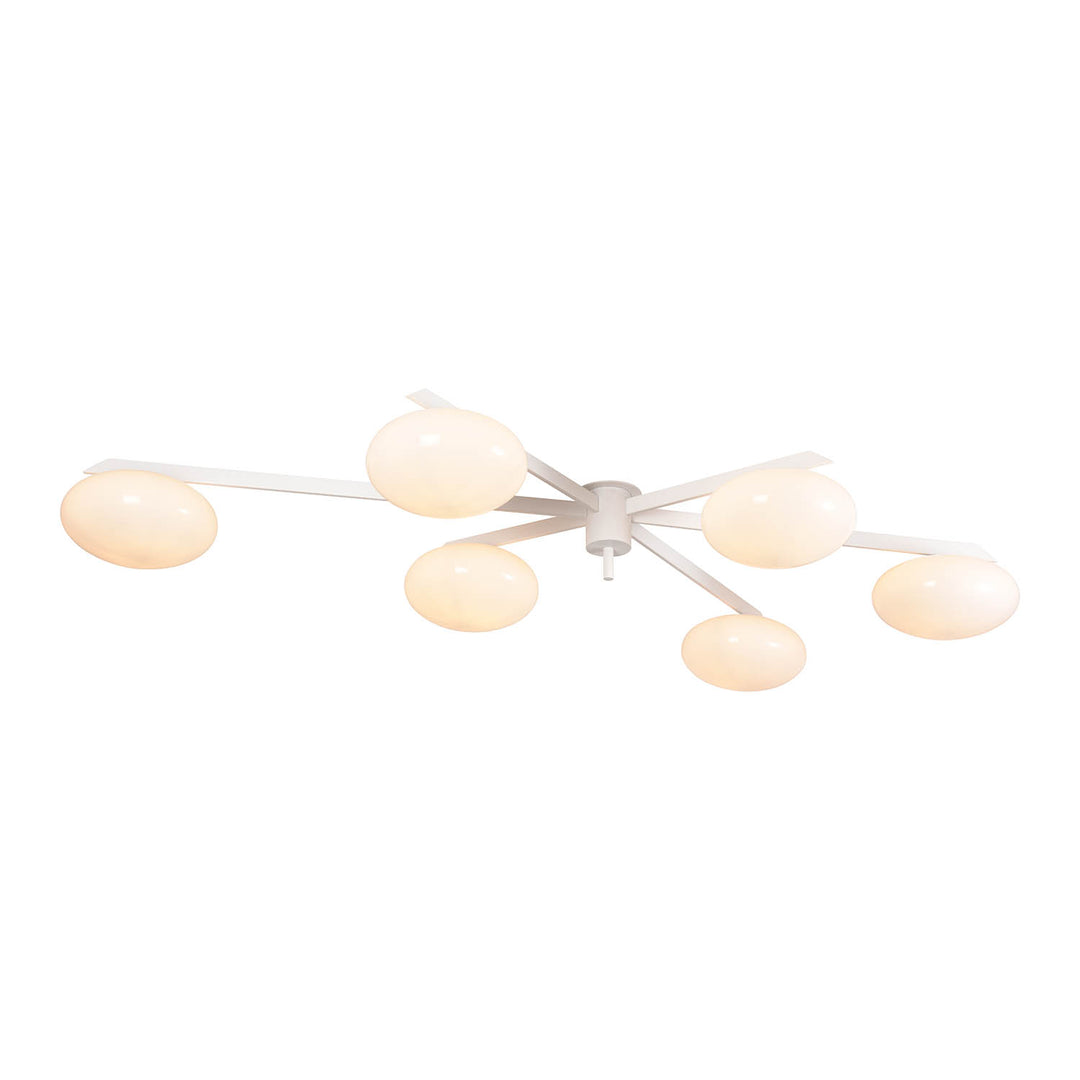 Lelli Six Arm Flush Mount Ceiling Light