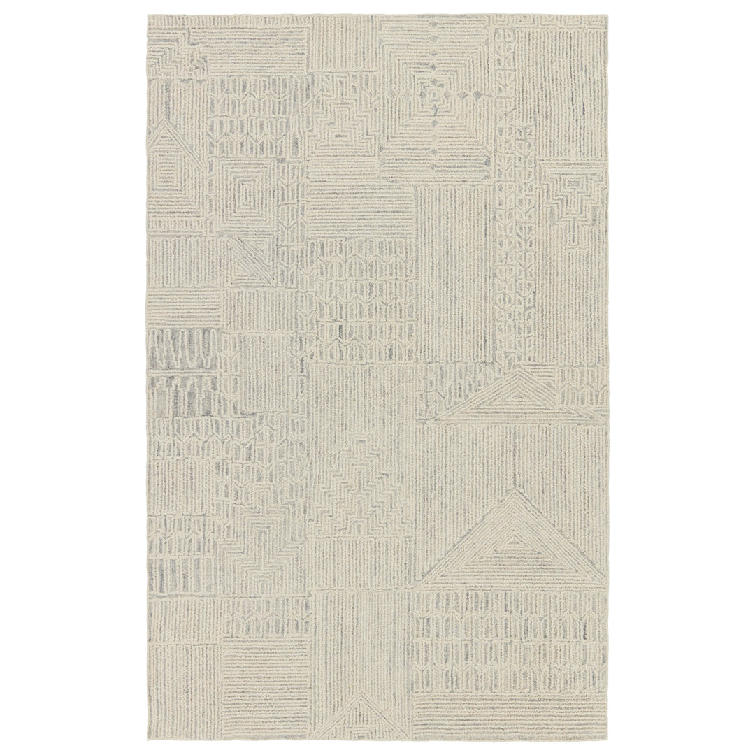 Jaipur Living Karim Handmade Striped Cream/ Light Gray Area Rug (8'X10')