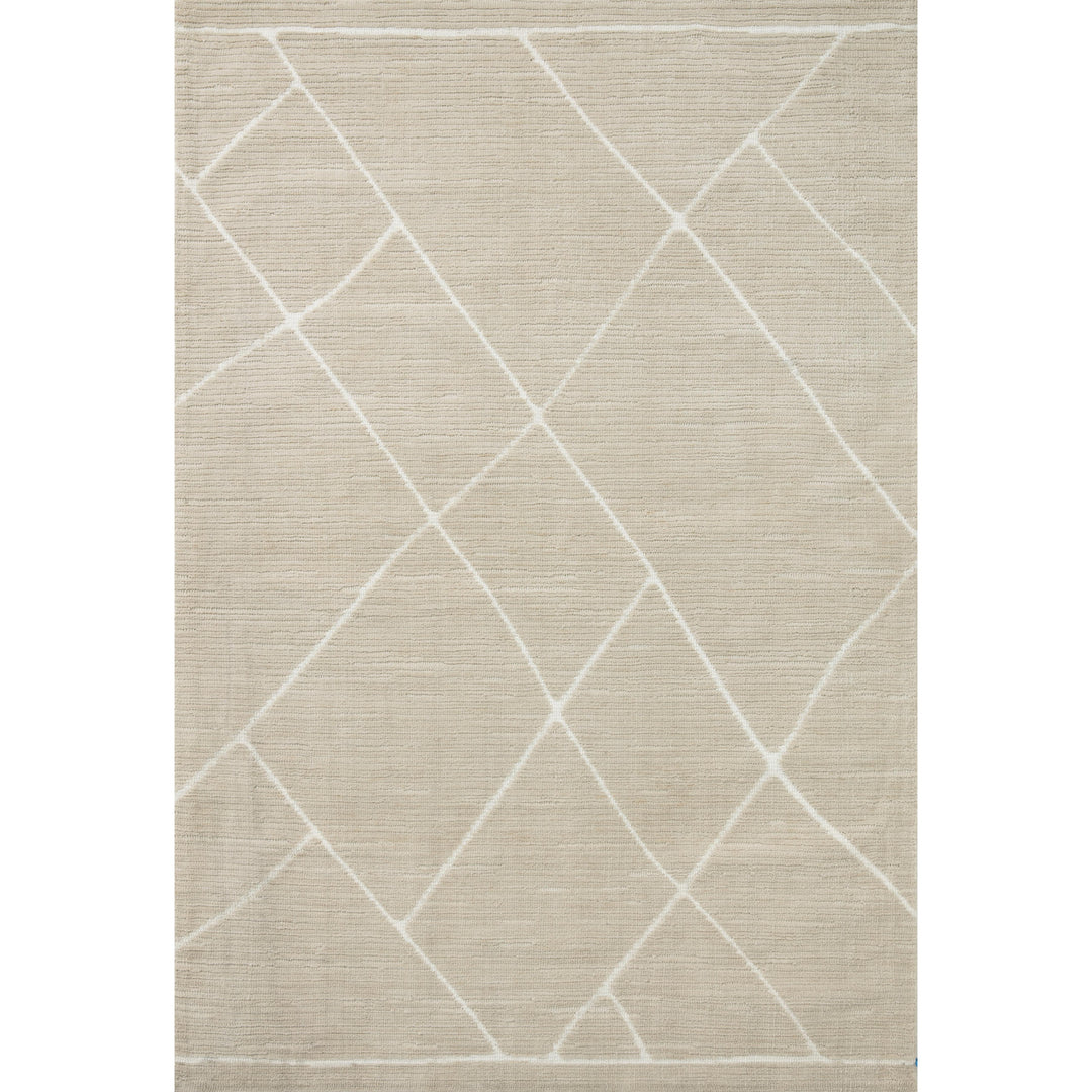 Magnolia Home By Joanna Gaines x Loloi Logan Oatmeal / White 2'-3" x 3'-9" Accent Rug