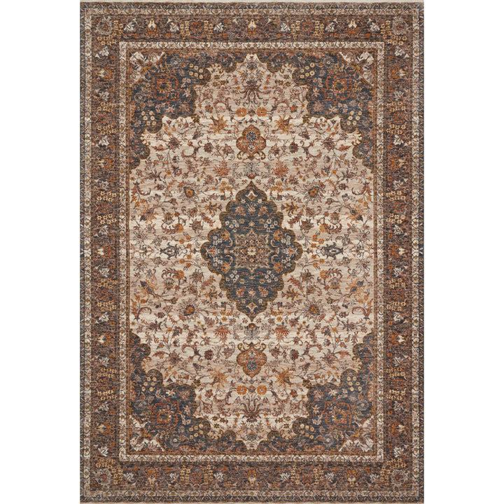 Loloi Lourdes Natural / Ocean 2'-7" x 10'-0" Runner Rug