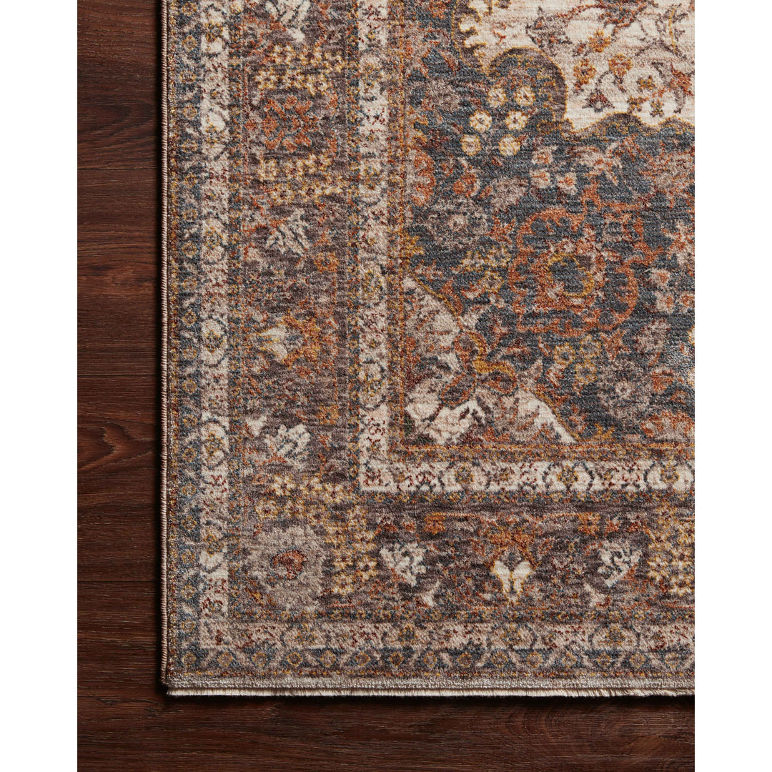 Loloi Lourdes Natural / Ocean 2'-7" x 10'-0" Runner Rug