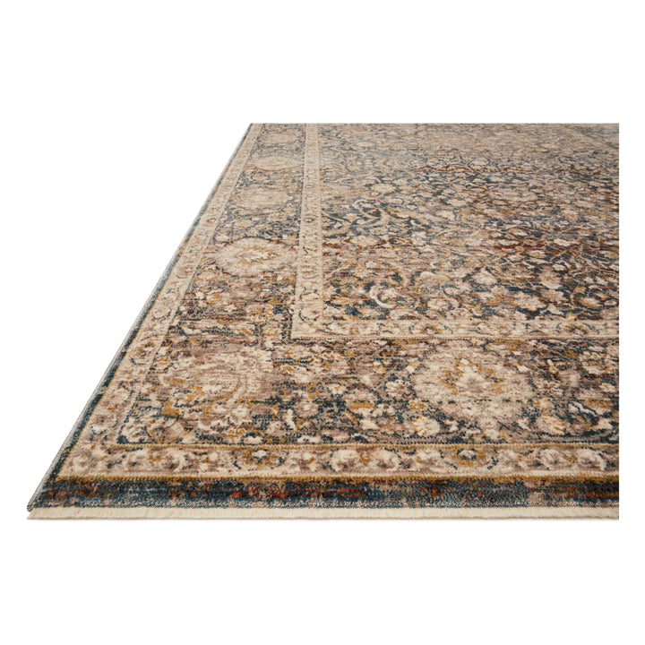 Loloi Lourdes Charcoal / Ivory 2'-7" x 12'-0" Runner Rug