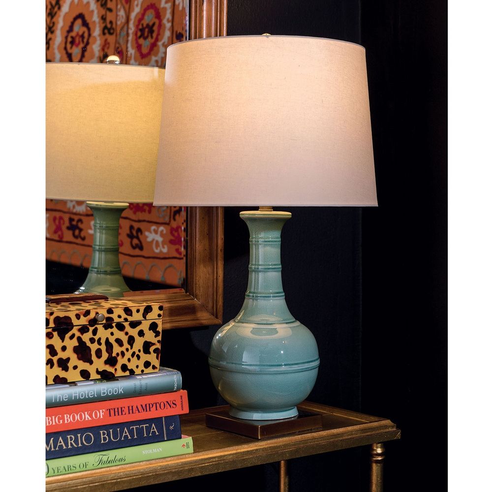 Table Lamps Kelly Celadon Lamp 31"H