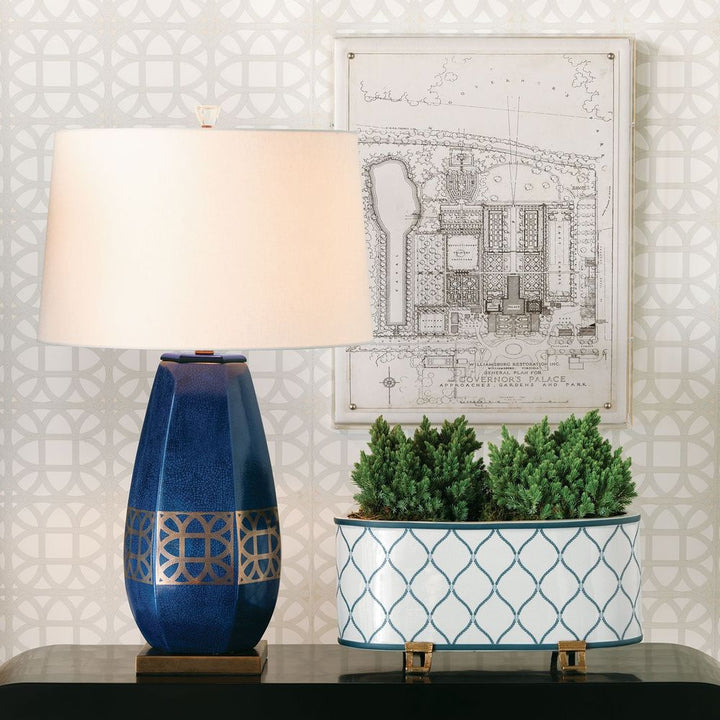 Table Lamps Lamerie Blue Lamp