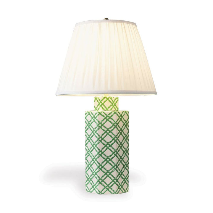 Table Lamps Bamboo Trellis Hex Lamp