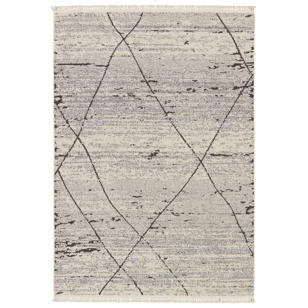 Jaipur Living Imani Trellis Gray/ White Area Rug (8'X10')