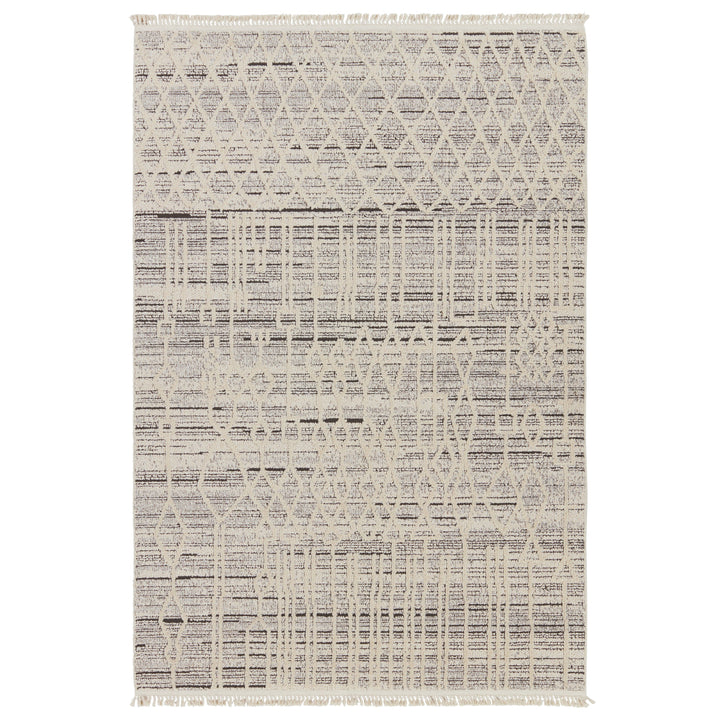 Jaipur Living Caiya Trellis Cream/ Gray Runner Rug (3'X8')