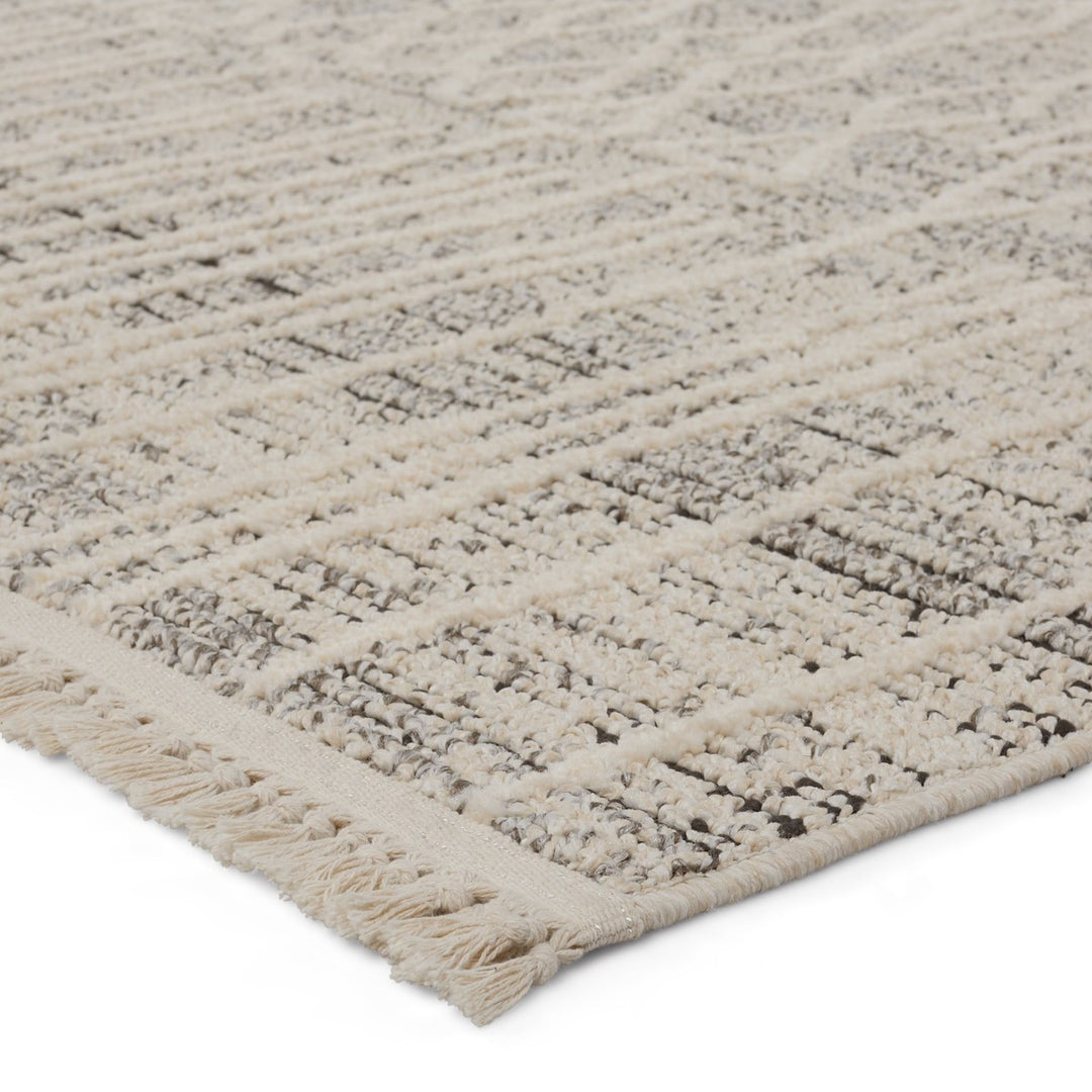 Jaipur Living Caiya Trellis Cream/ Gray Runner Rug (3'X8')