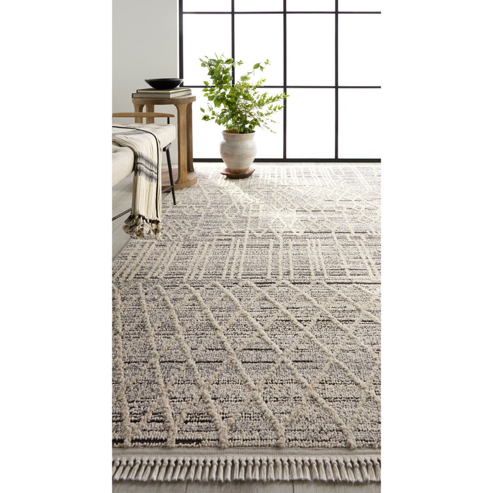 Jaipur Living Caiya Trellis Cream/ Gray Runner Rug (3'X8')