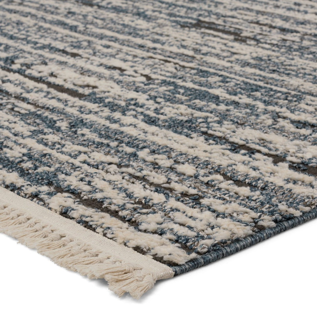 Jaipur Living Duna Striped Blue/ Gray Area Rug (6'7"X9'6")