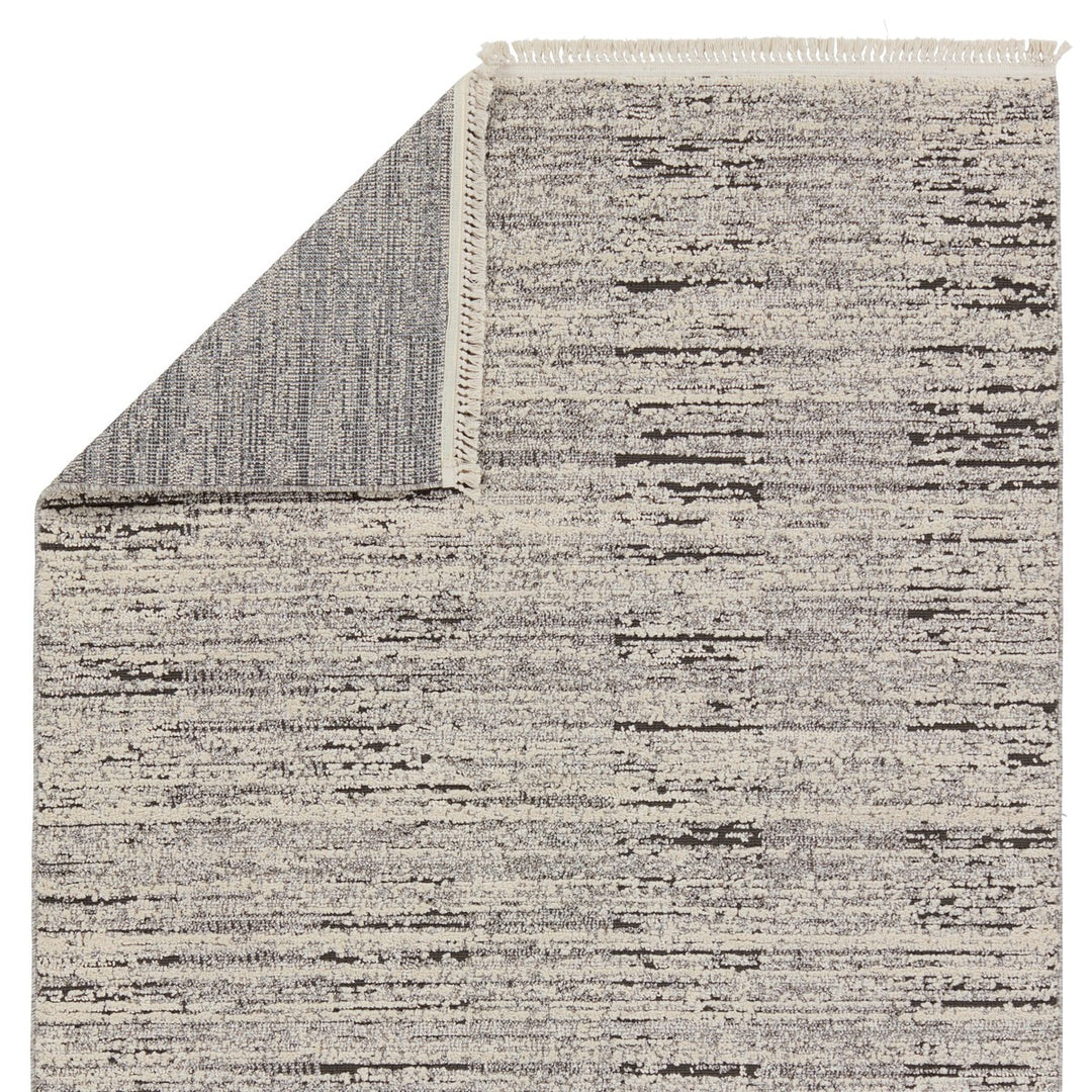 Jaipur Living Duna Striped Gray/ Cream Area Rug (4'X6')