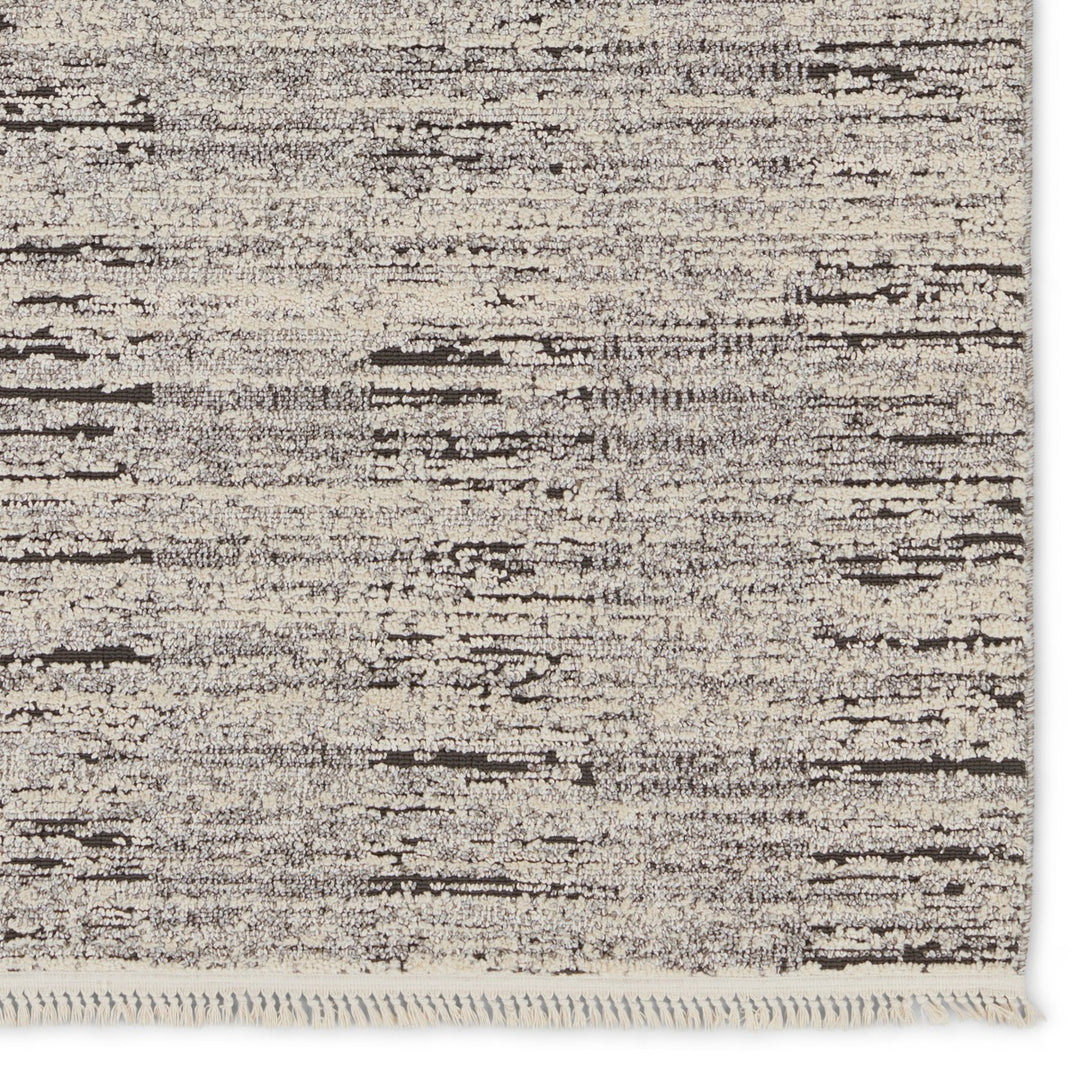 Jaipur Living Duna Striped Gray/ Cream Runner Rug (3'X8')