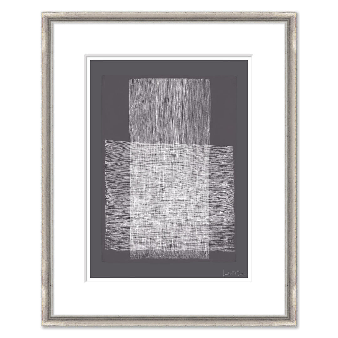 Plum Crosshatchings, Small II by Soicher Marin