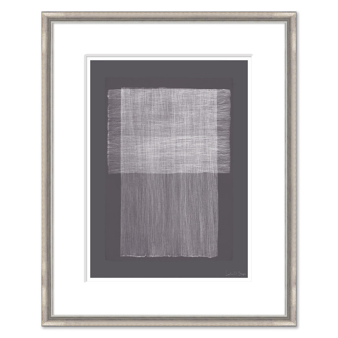 Plum Crosshatchings, Small III by Soicher Marin