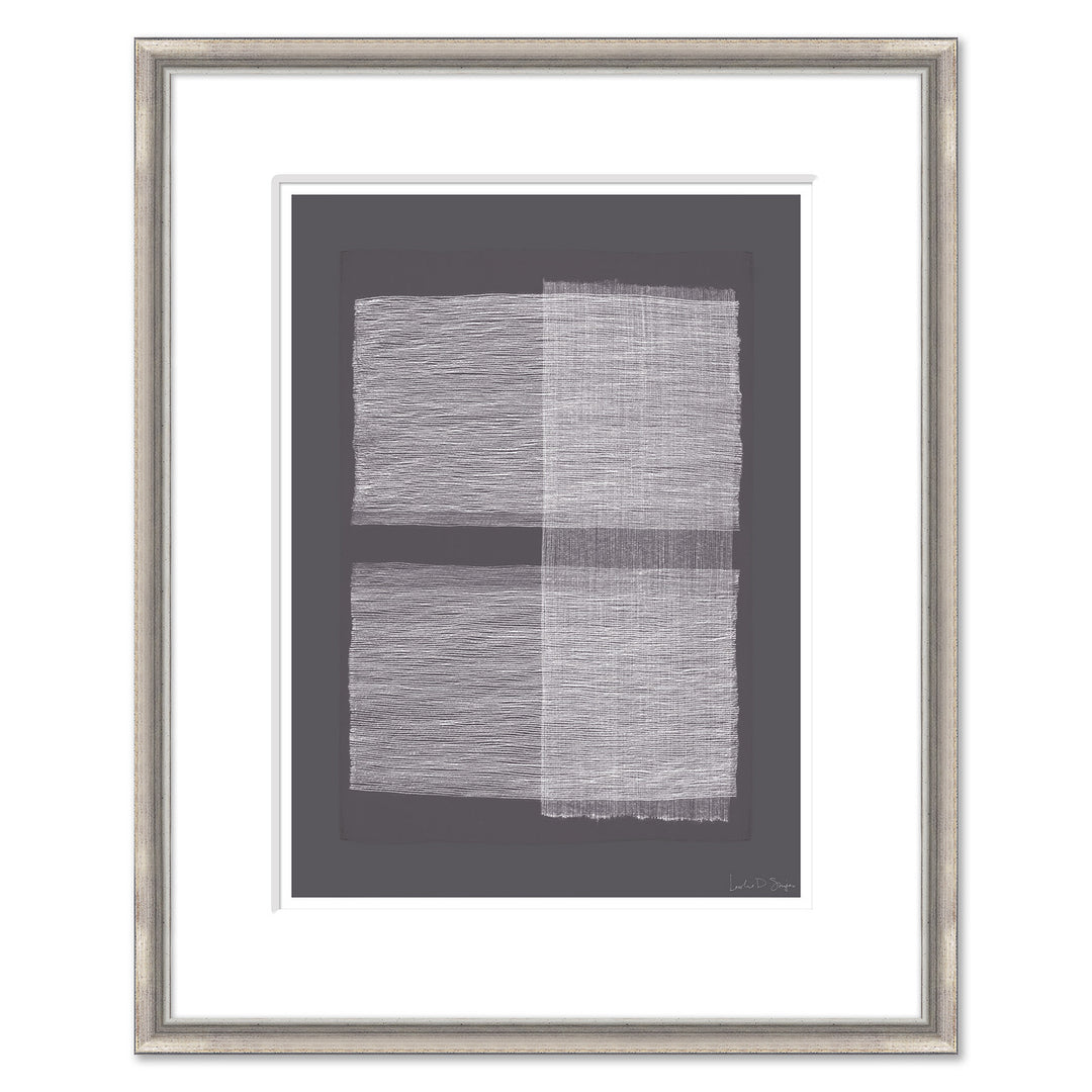 Plum Crosshatchings, Small VI by Soicher Marin