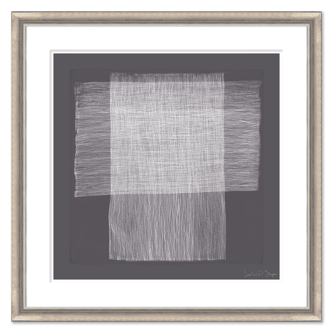 Plum Crosshatchings, Large I by Soicher Marin