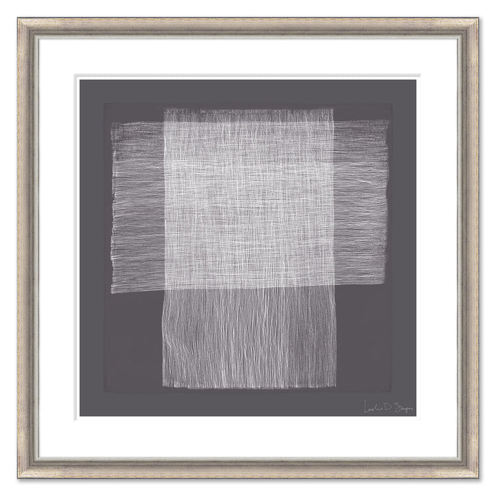 Plum Crosshatchings, Large I by Soicher Marin