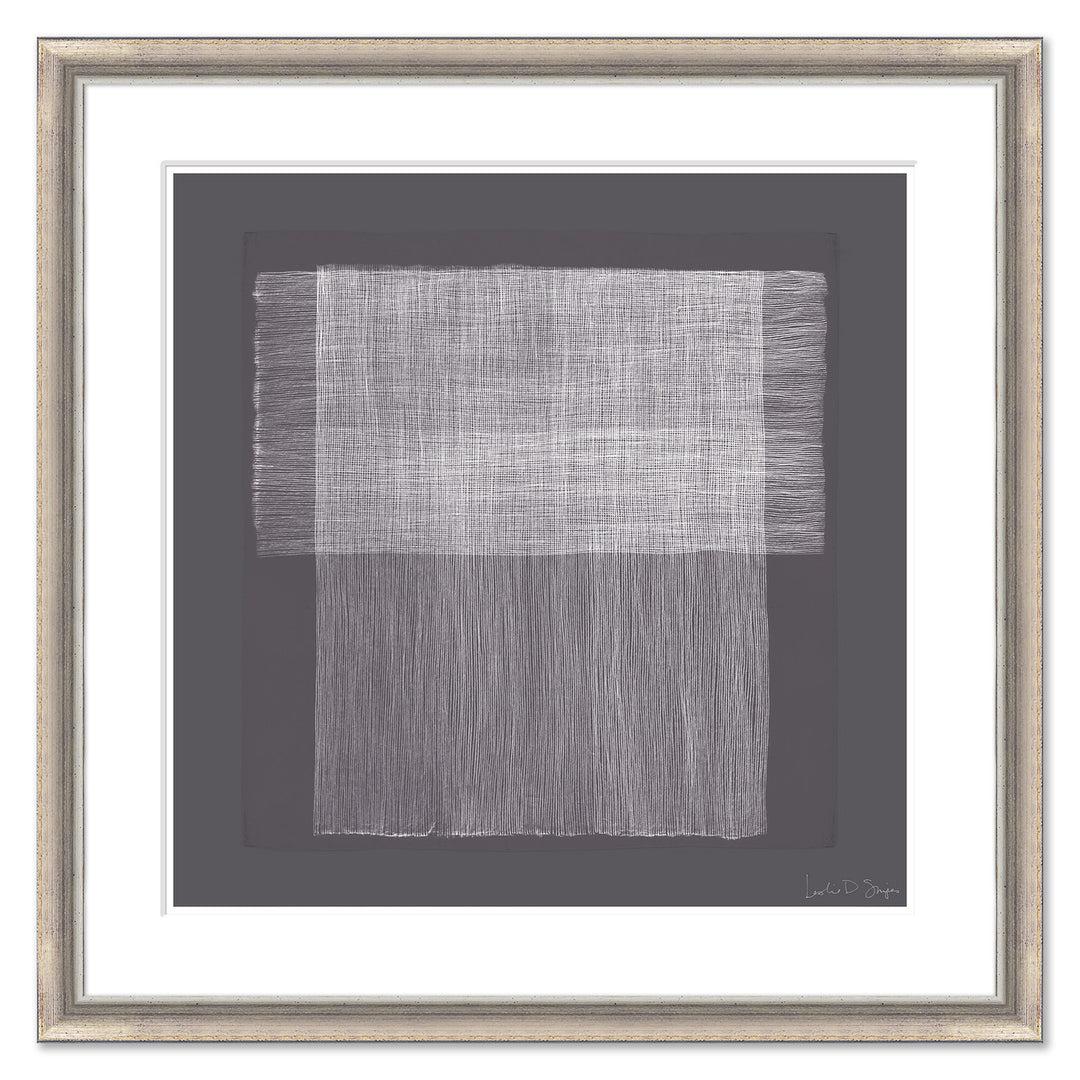 Plum Crosshatchings, Large II by Soicher Marin