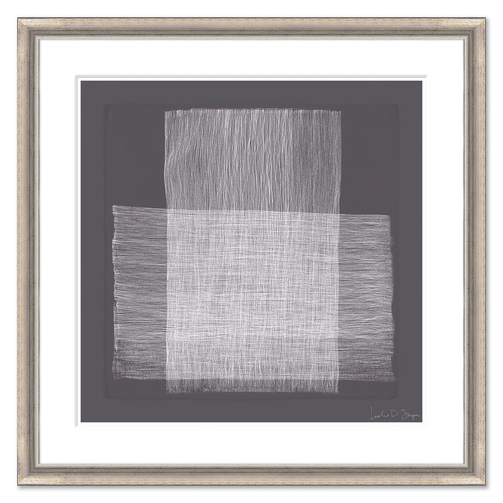 Plum Crosshatchings, Large IV by Soicher Marin
