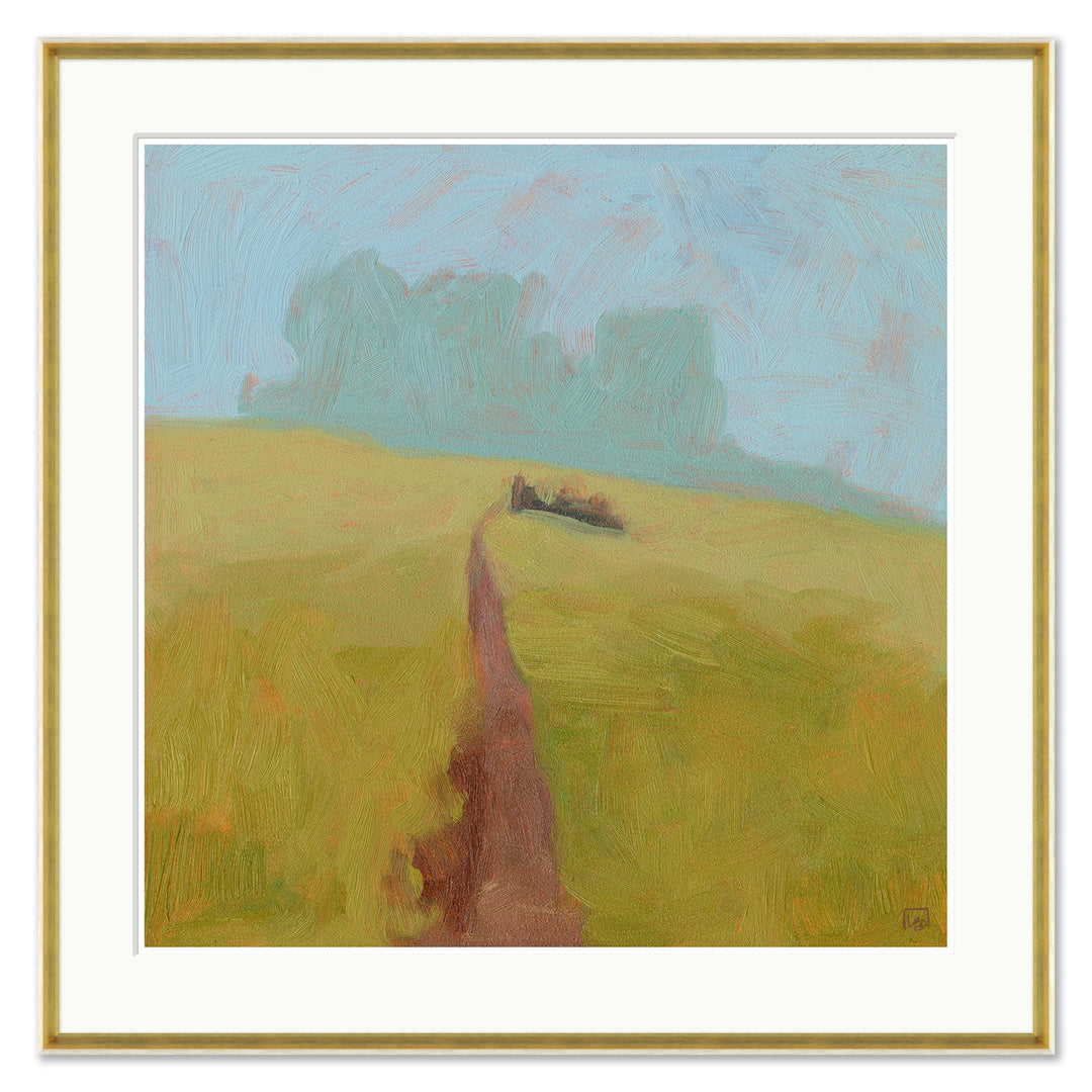 Sim's Creek Upper Pasture with Winter Fog by Soicher Marin
