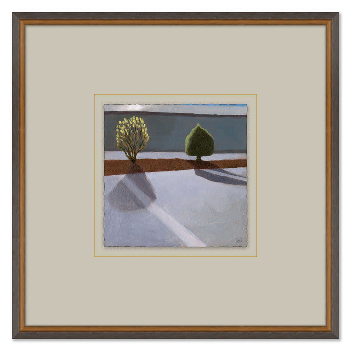 Parking Lot Shrubbery in Spring by Soicher Marin