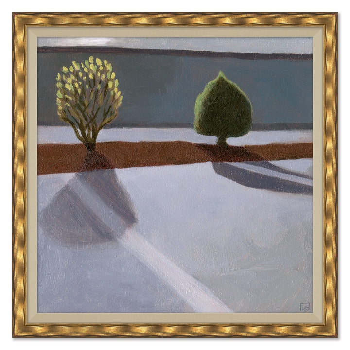 Parking Lot Shrubbery in Spring by Soicher Marin
