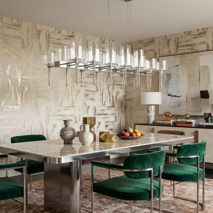 Spillray 26 Light Linear Chandelier