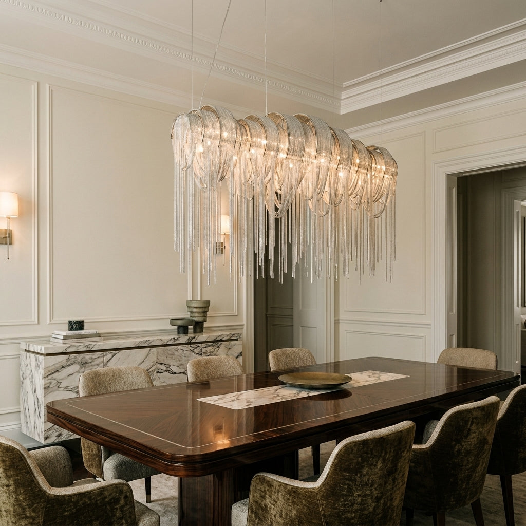 Volver Linear Chain Chandelier