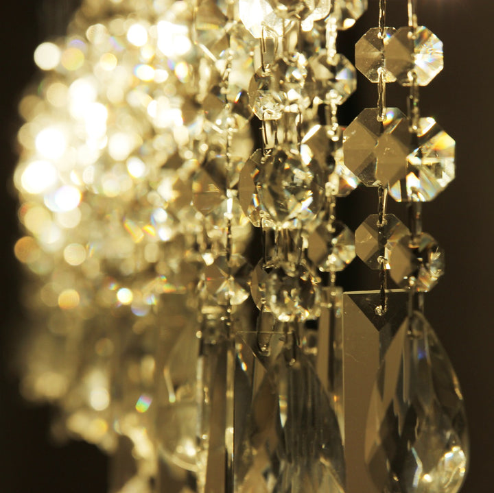 Linear Crystal Suspension Chandelier