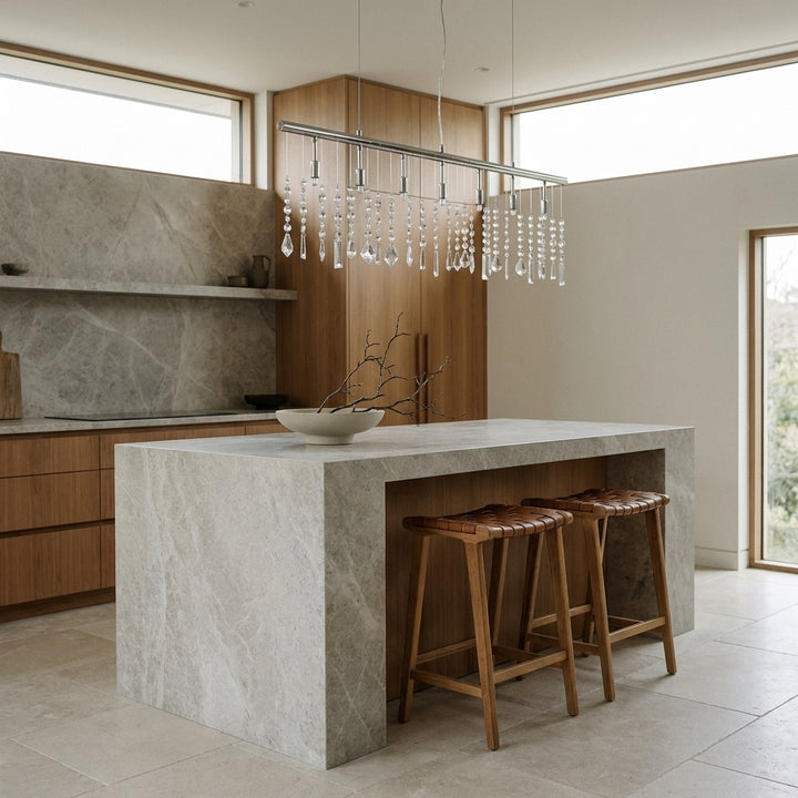 Harald Linear Crystal Chandelier