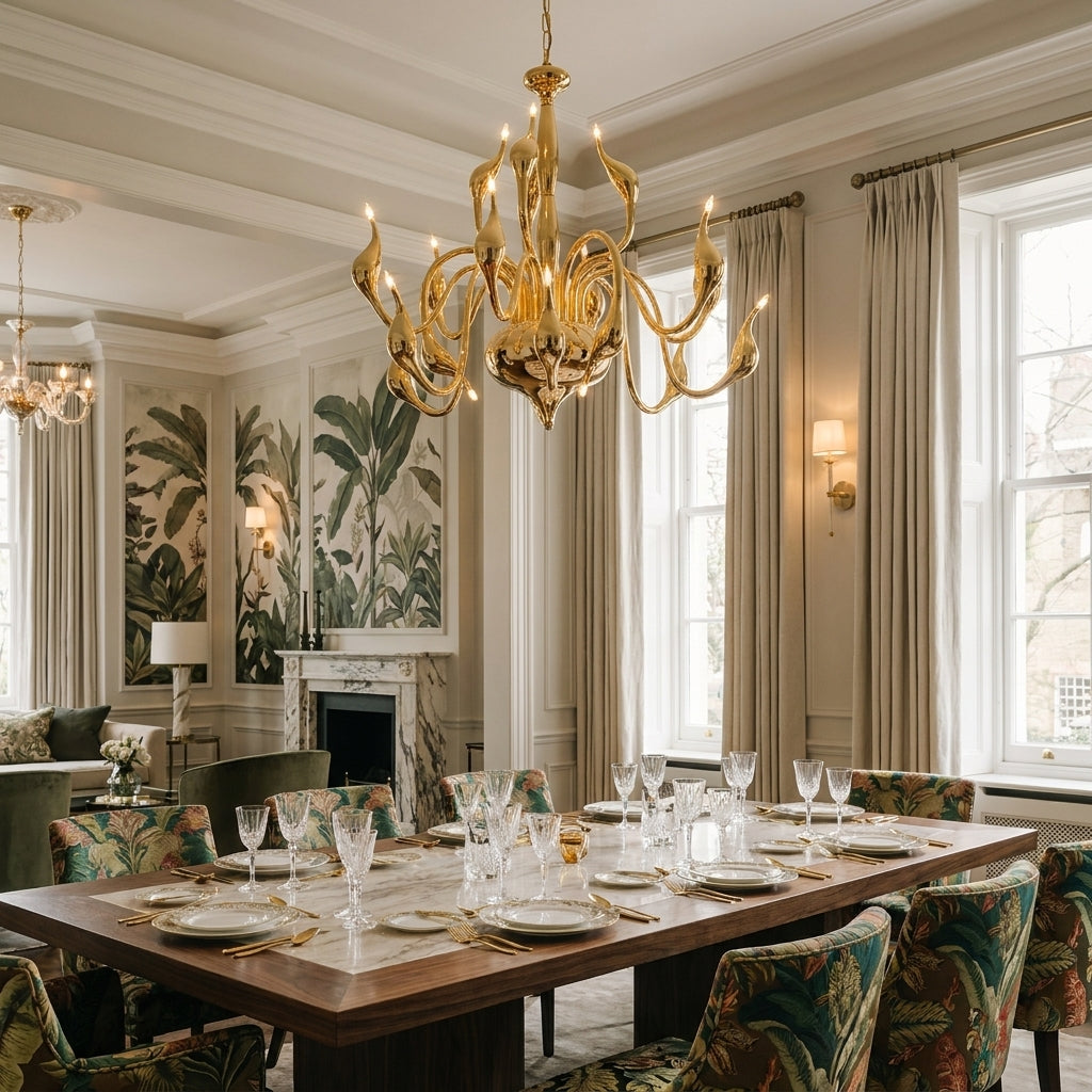 Peadar 18 Light Chandelier - Gold