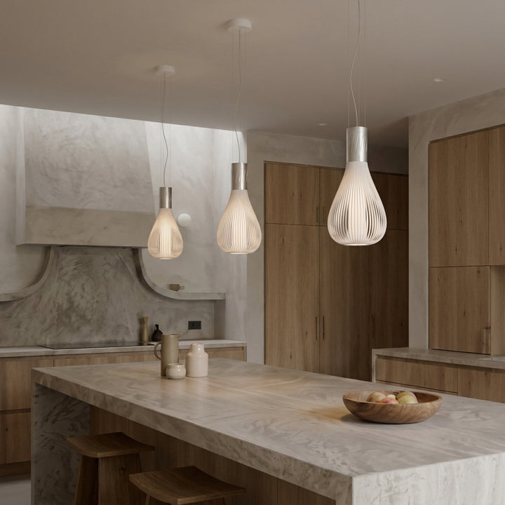 Modern Chasen Suspension Lamp - White