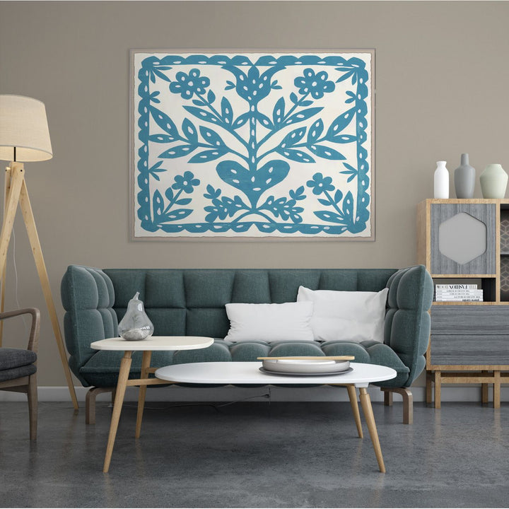 PM-23-0188 Paule Marrot, Blue Flower detail by Soicher Marin