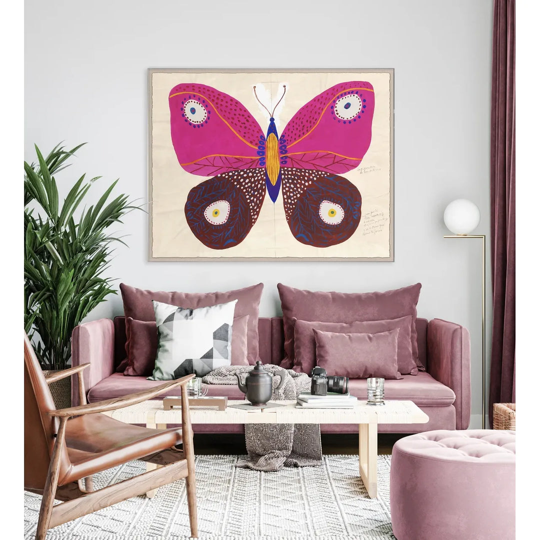 PM-23-0194 Paule Marrot, Butterfly Pink detail by Soicher Marin