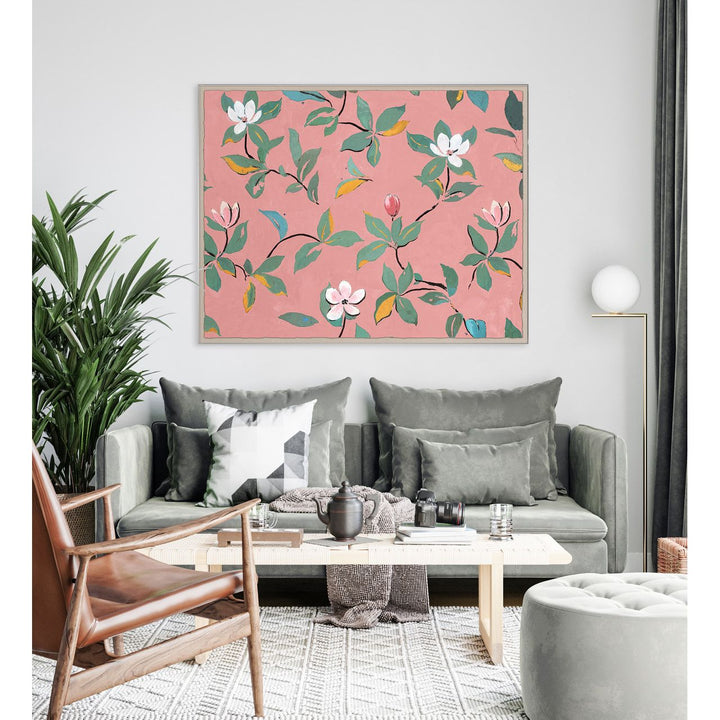 PM-23-0226 Paule Marrot, Pink Magnolias detail by Soicher Marin
