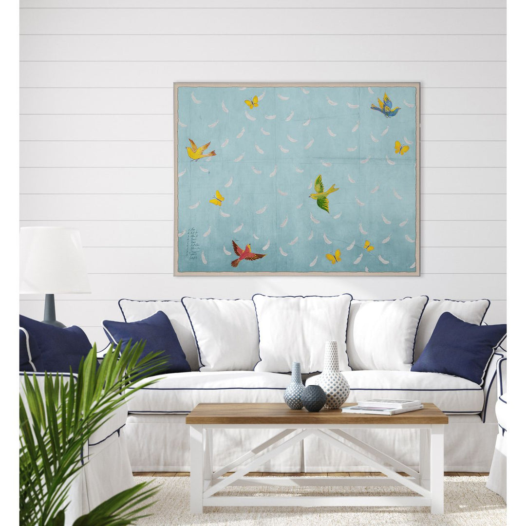 PM-23-0252 Paule Marrot, Blue Feathers detail by Soicher Marin